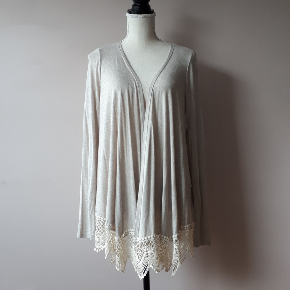Mystree jersey/crochet cardigan
